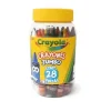 28 Ceras Jumbo Crayola en Bote Transparente para Niños