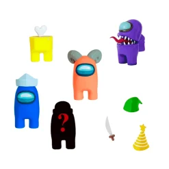 Among Us Serie 2 Pack 5 En Blister Diferentes Modelos