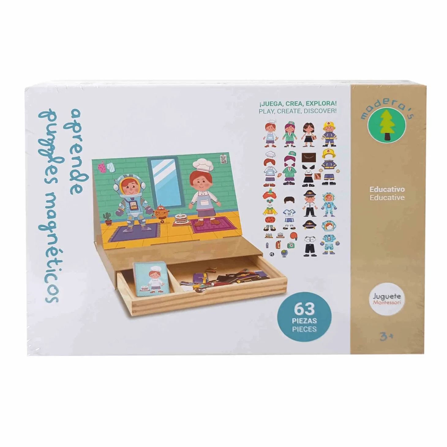 Aprende Puzzles Magnéticos - Juego Educativo y Creativo