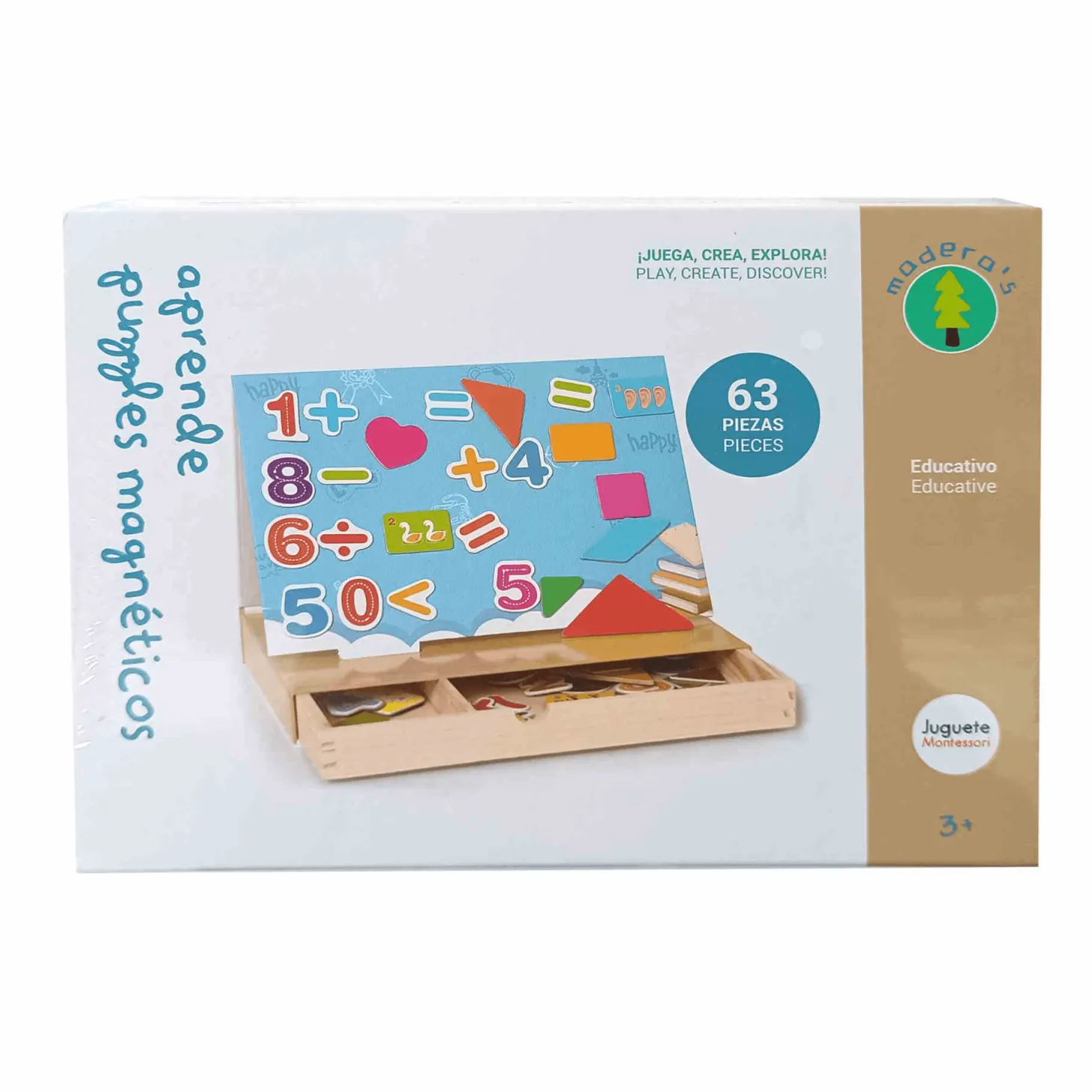 Aprende Puzzles Magnéticos - Juego Educativo y Creativo