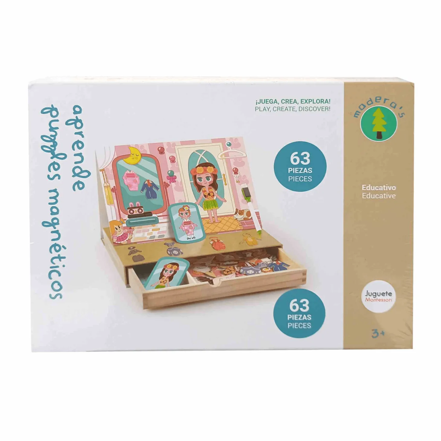 Aprende Puzzles Magnéticos - Juego Educativo y Creativo