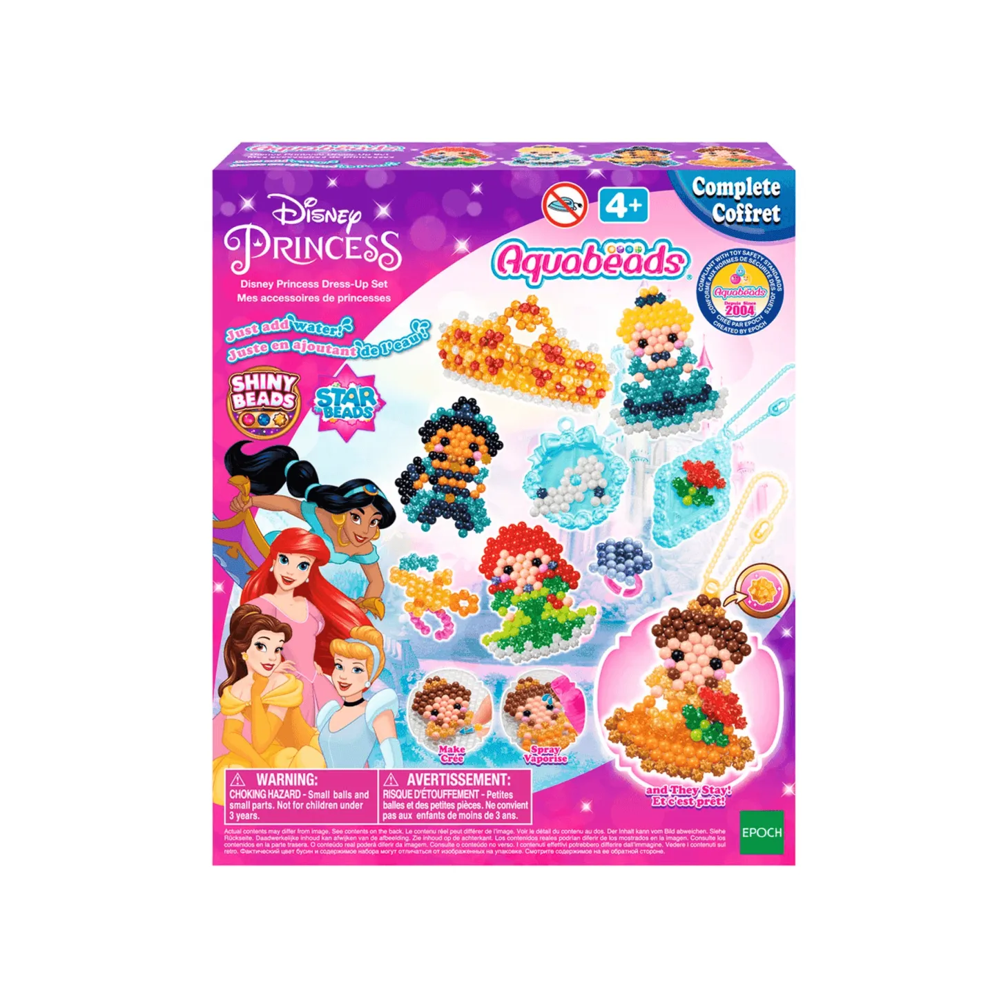 Aquabeads Juego de joyas Princesas Disney