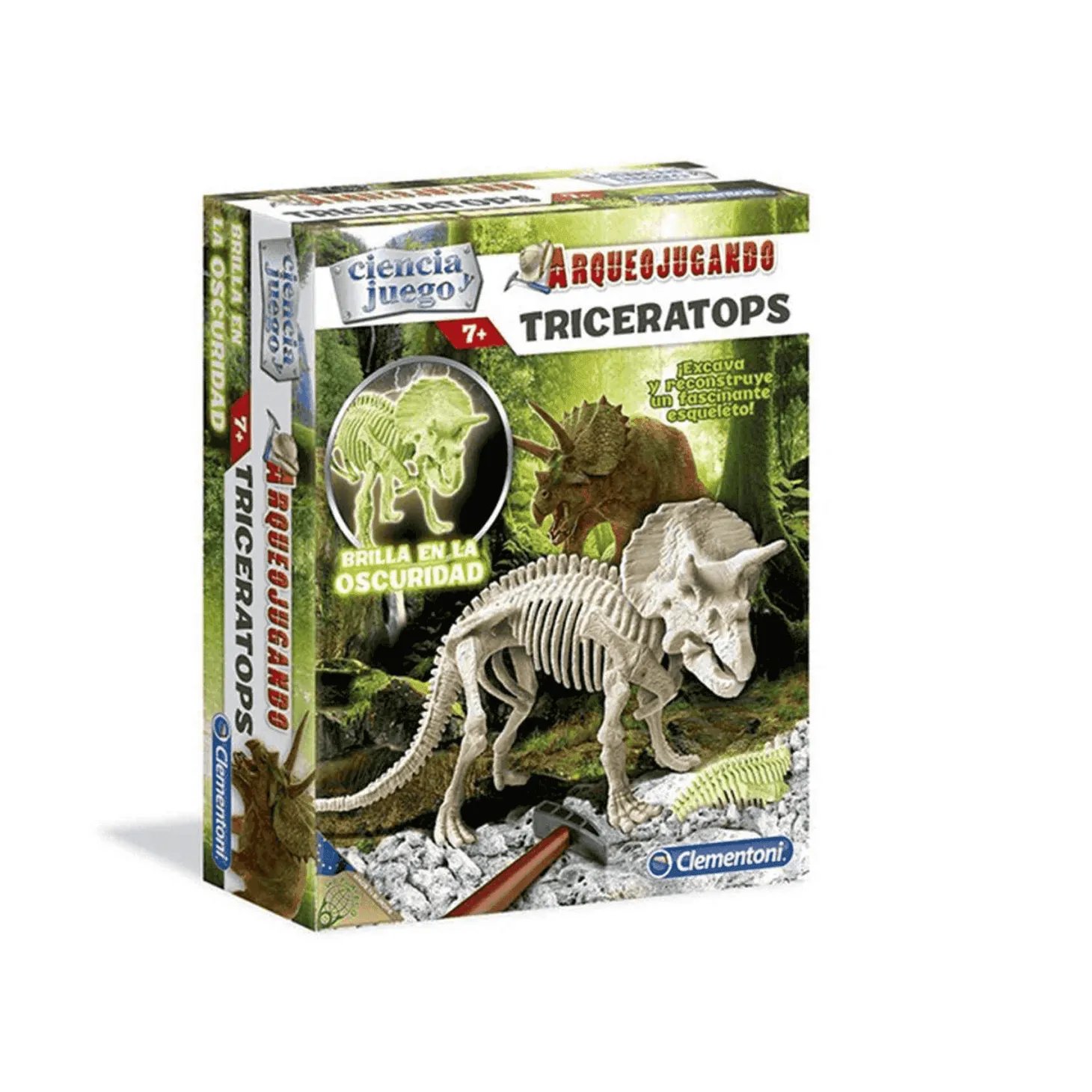 Arqueojugando Triceratops Fluorescente