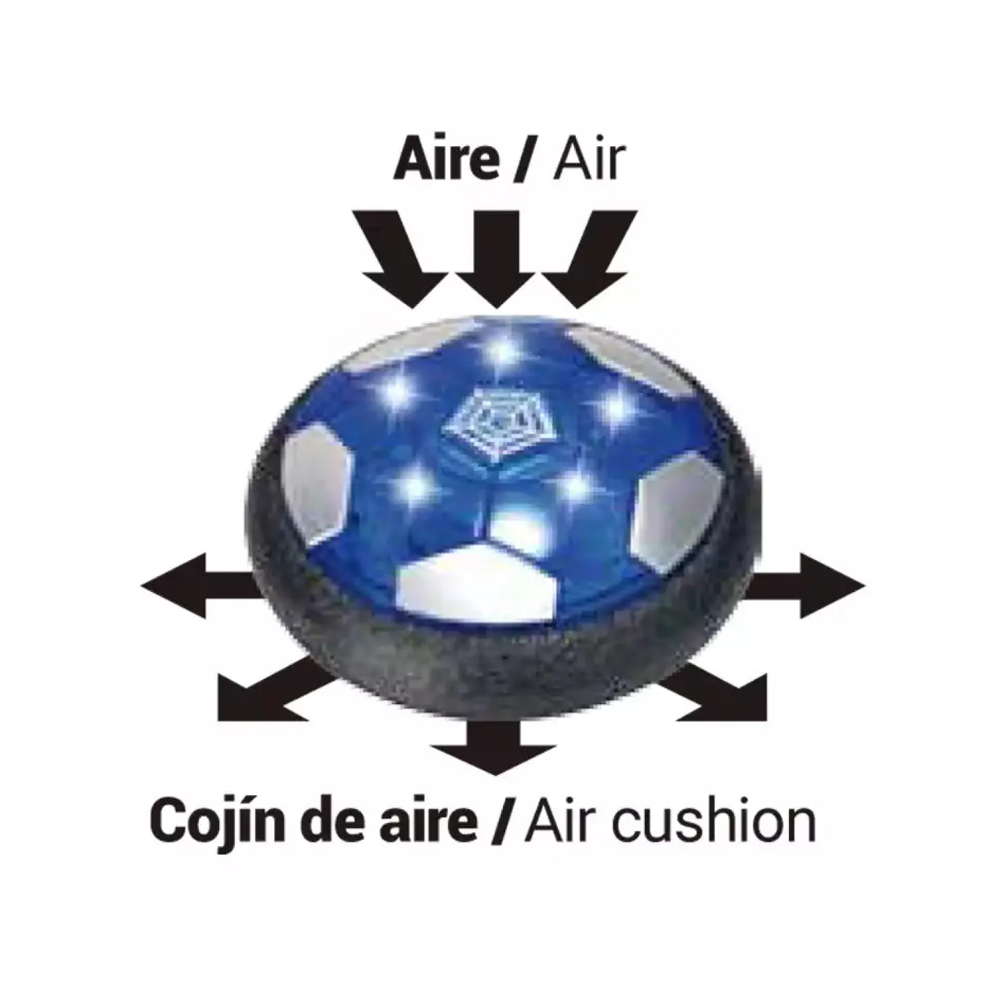 Balón Air Luz Deportivo - ¡Diversión que Flota!