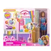 Barbie Boutique Diseña y vende Muñeca morena con tienda de ropa personalizable y accesorios, juguete