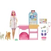Barbie Clínica Veterinaria – Muñeca, mascotas y más de 10 accesorios con mesa de consulta