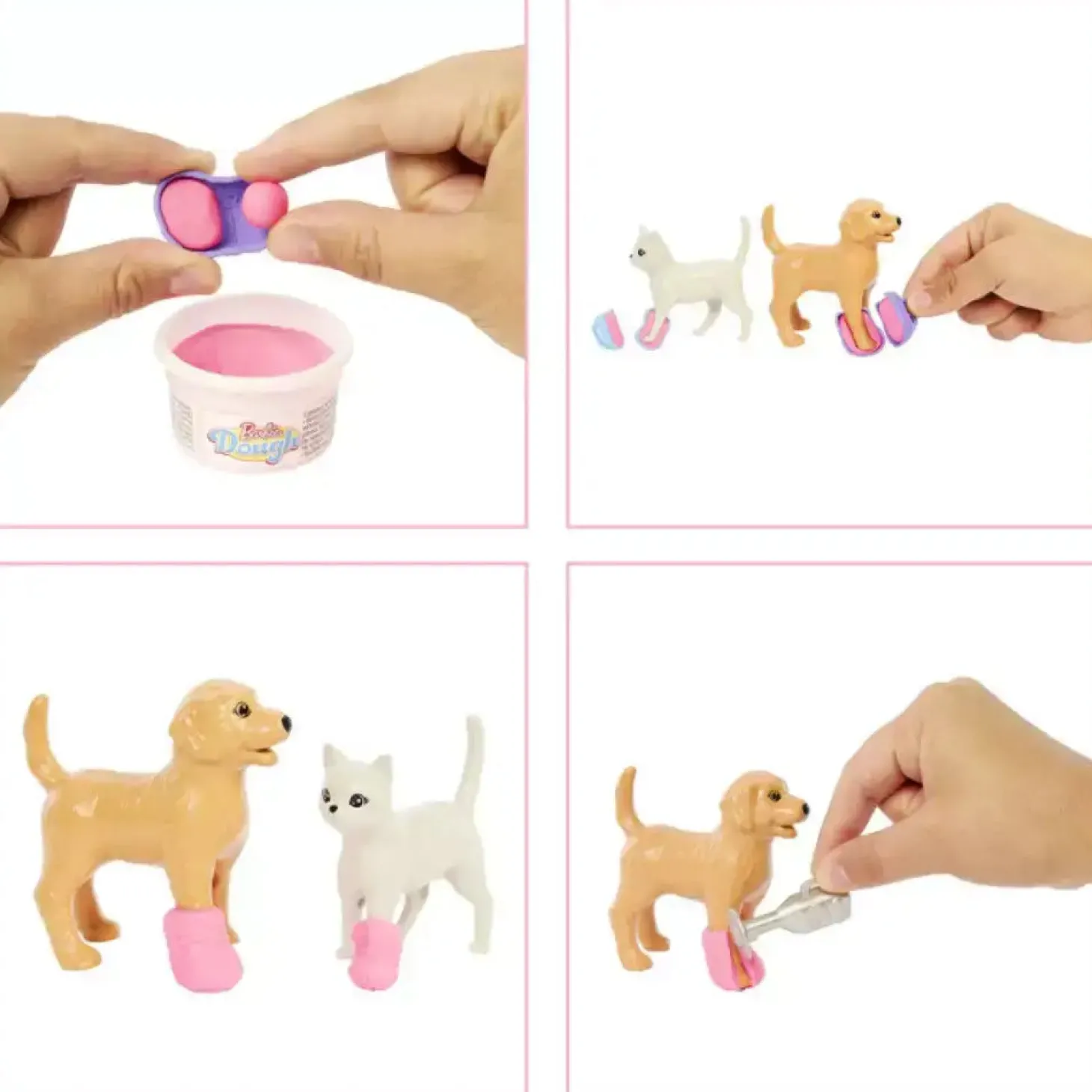 Barbie Clínica Veterinaria – Muñeca, mascotas y más de 10 accesorios con mesa de consulta