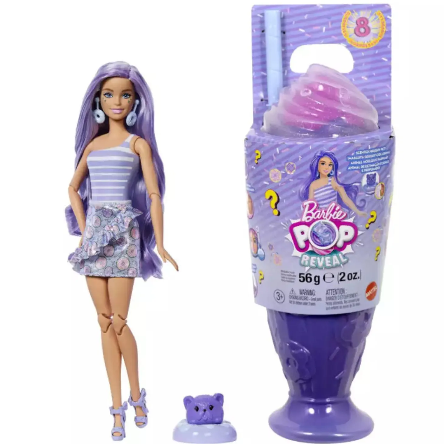 Barbie Donut Dreams Pop Reveal con mascota