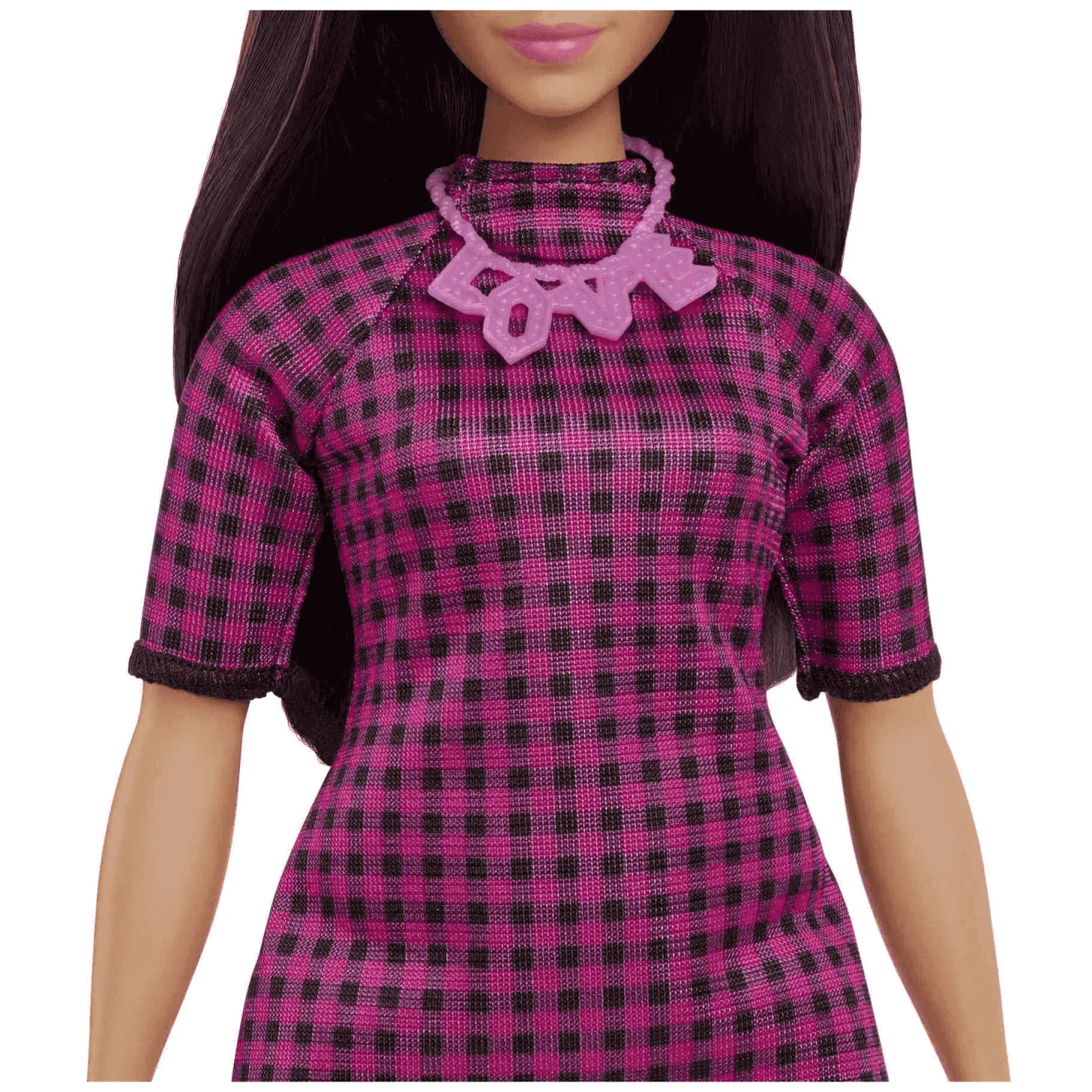 Barbie Fashionista Muñeca Vestido Rosa a Cuadros