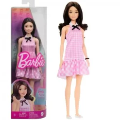 Barbie Fashionistas “Quick Curl” – Vichy rosa 65 Aniv.