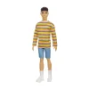 Barbie Ken Fashionista Asiático con Camiseta a Rayas Oversized