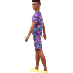 Barbie Ken Fashionista Muñeco con Pelo Afro y Estampados Geométricos