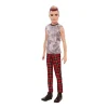 Barbie Ken Fashionista Muñeco Punky Con Camiseta sin Mangas