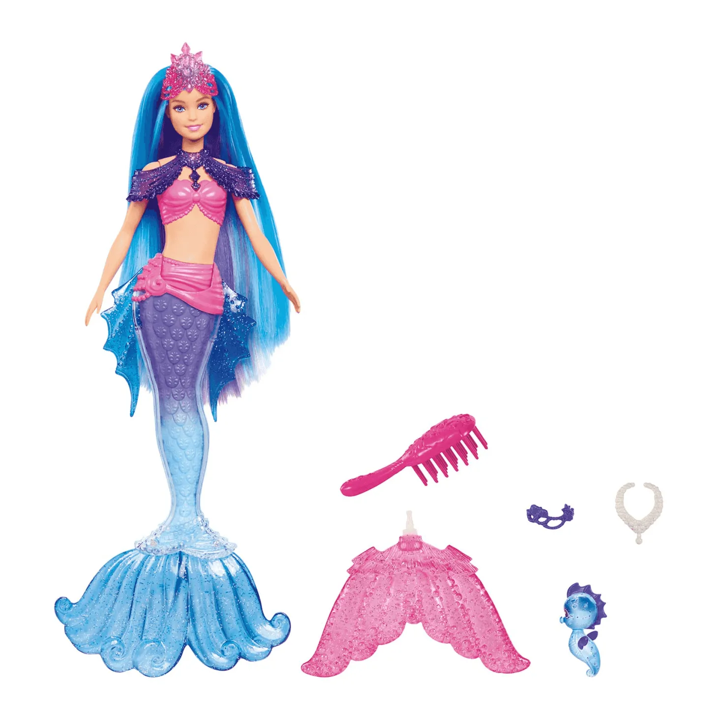 Barbie Muñeca Sirena Mermaid Power Malibu 3 años