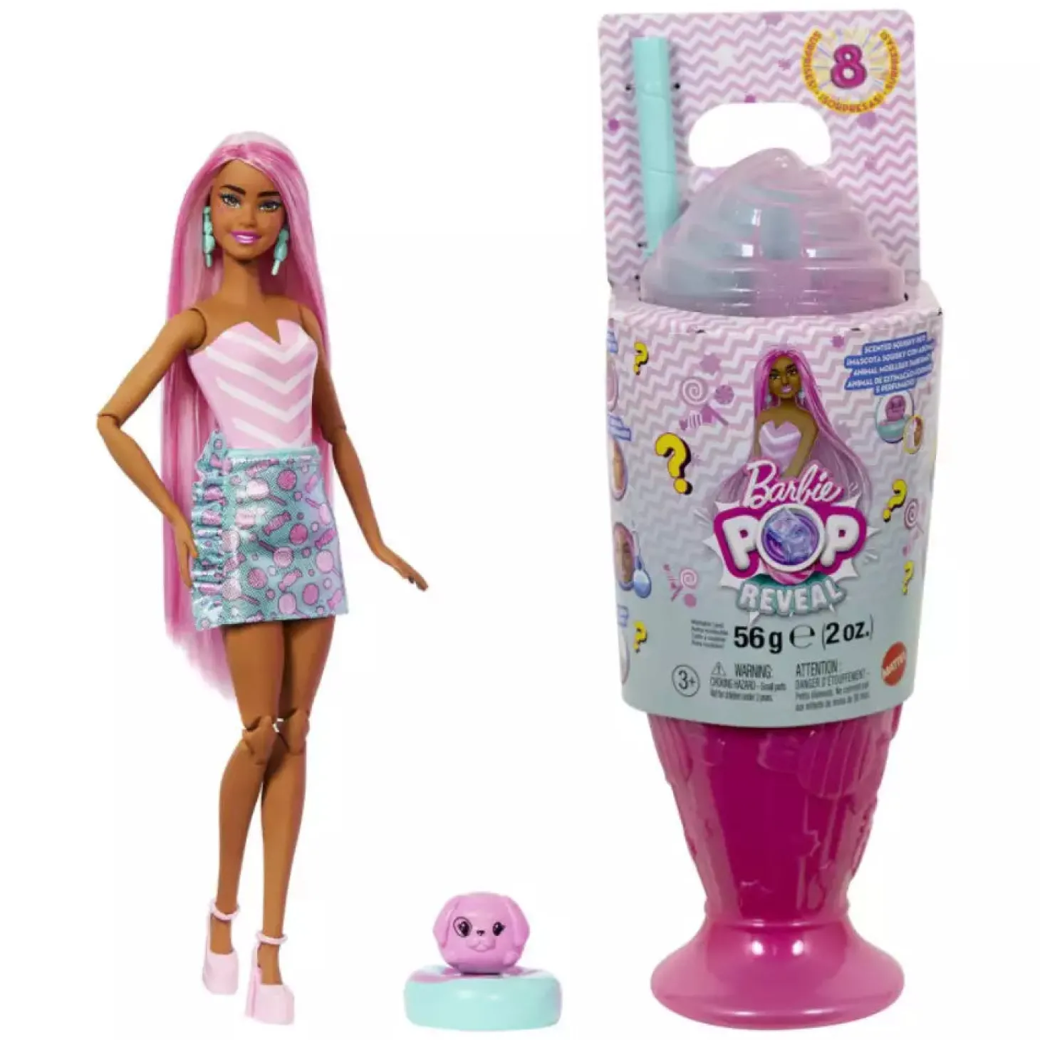 Barbie Pop Reveal Dulces Rosa