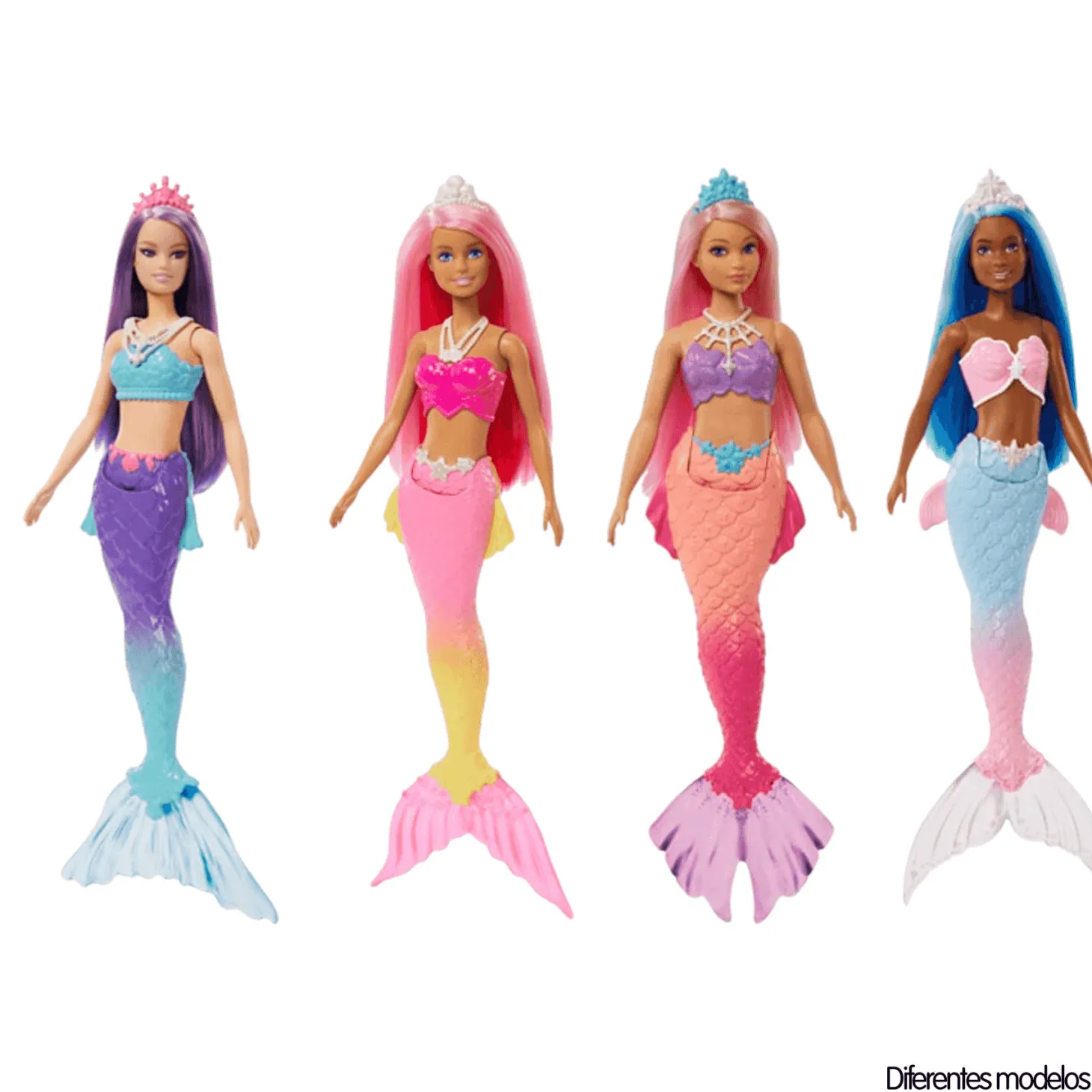 Barbie Sirena Muñeca Modelos Surtidos 3 años
