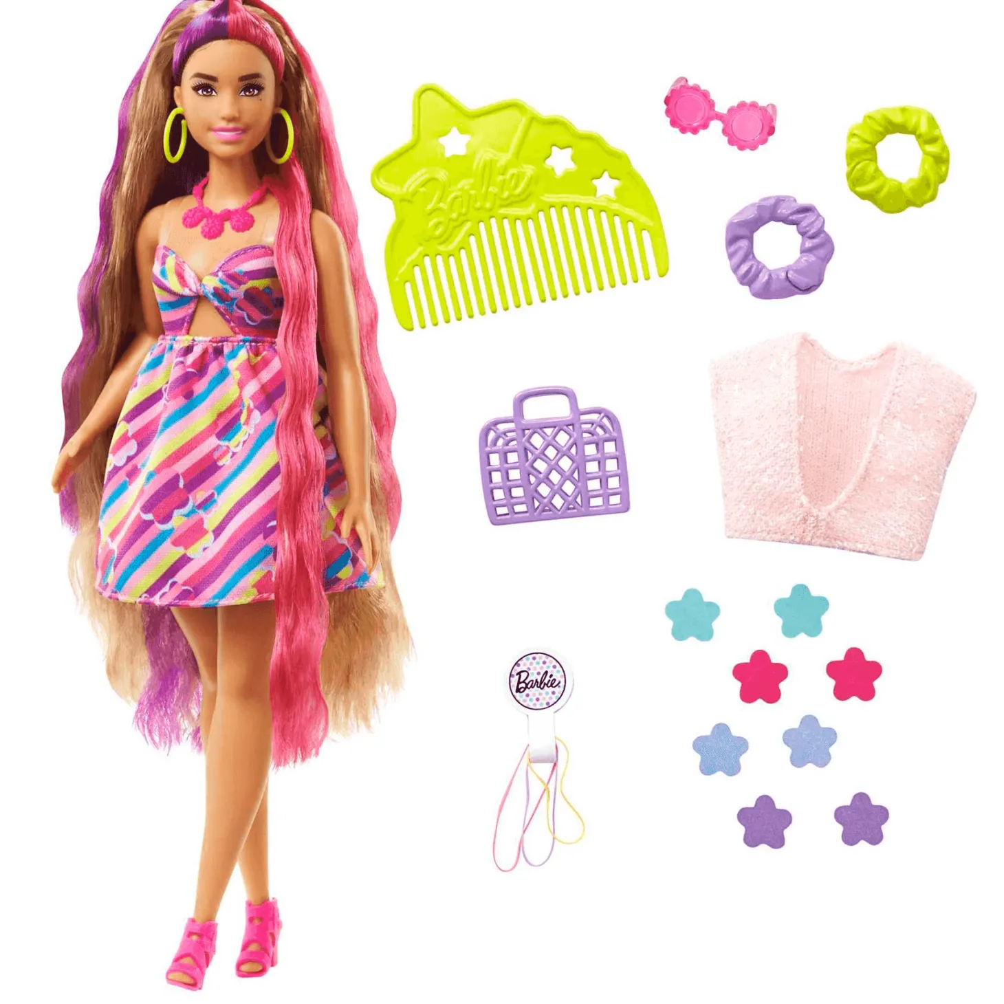 Barbie Totally Hair Pelo Extralargo Flor