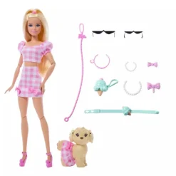 Barbie Twinning Looks Rubia con Perrito
