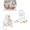 Barriguitas Set De Cuna Sillita Trona Y