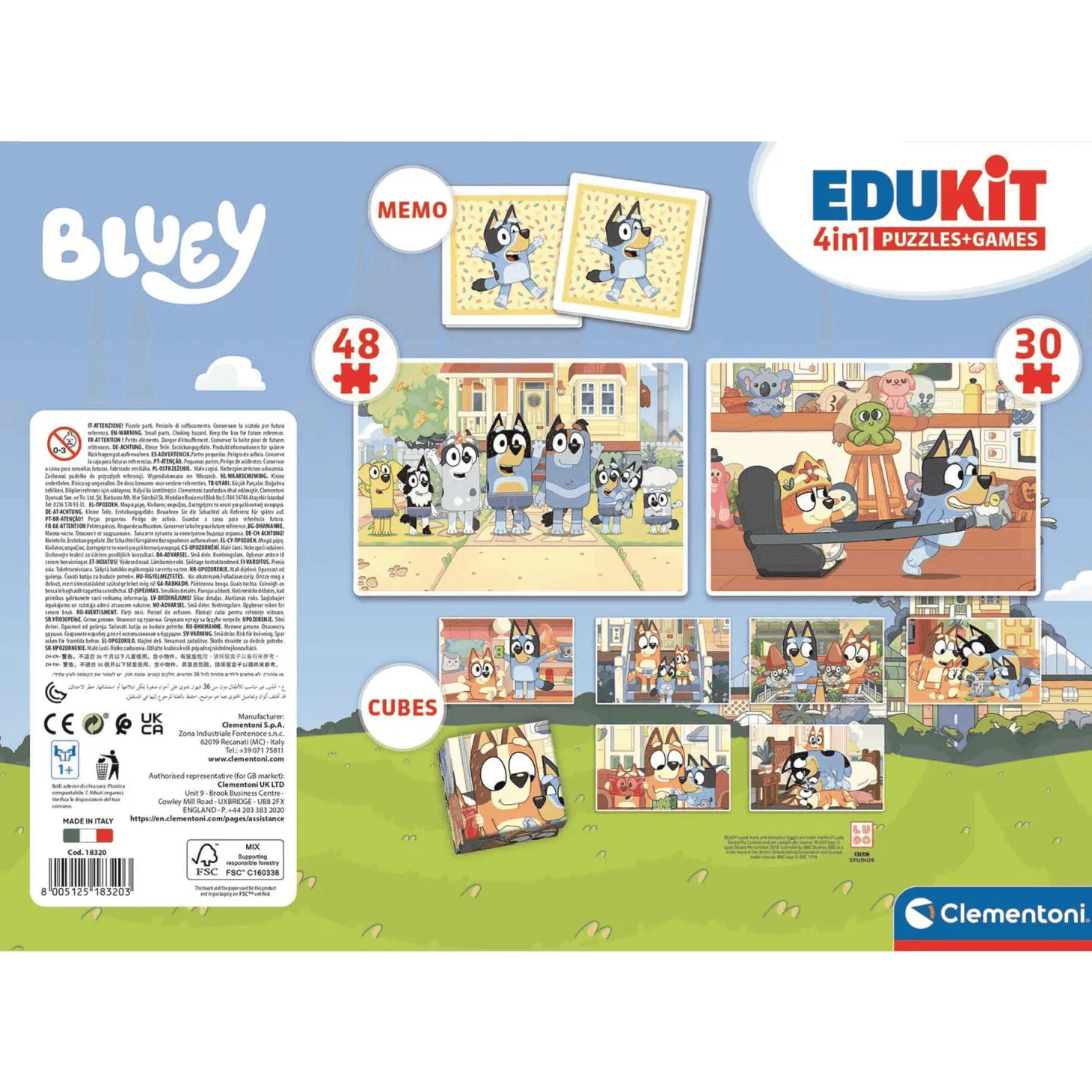 Bluey Clementoni Efukit 4 en 1