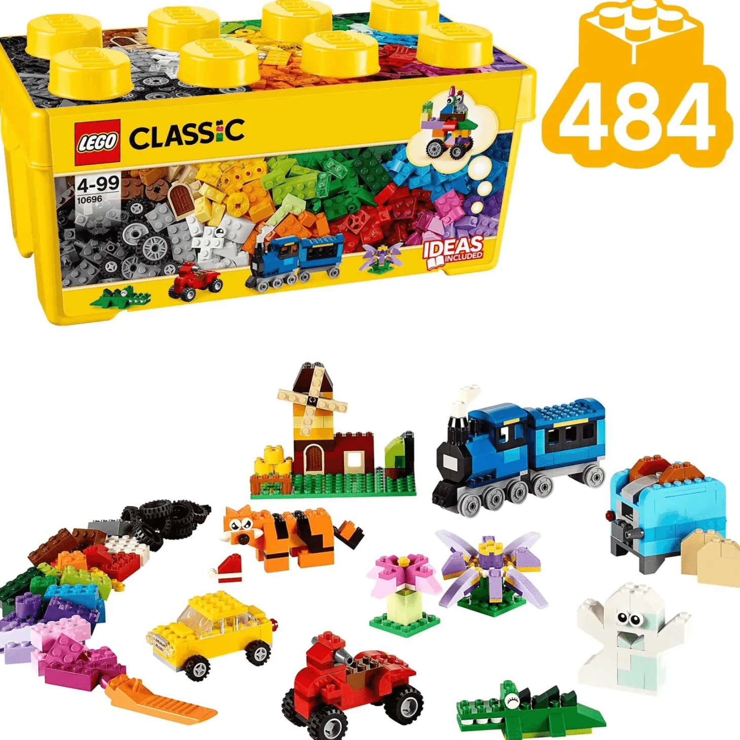 Caja de Ladrillos Creativos Mediana LEGO 10696