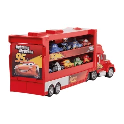Cars Mack Camión Miniracer Con 5 Mini Coches