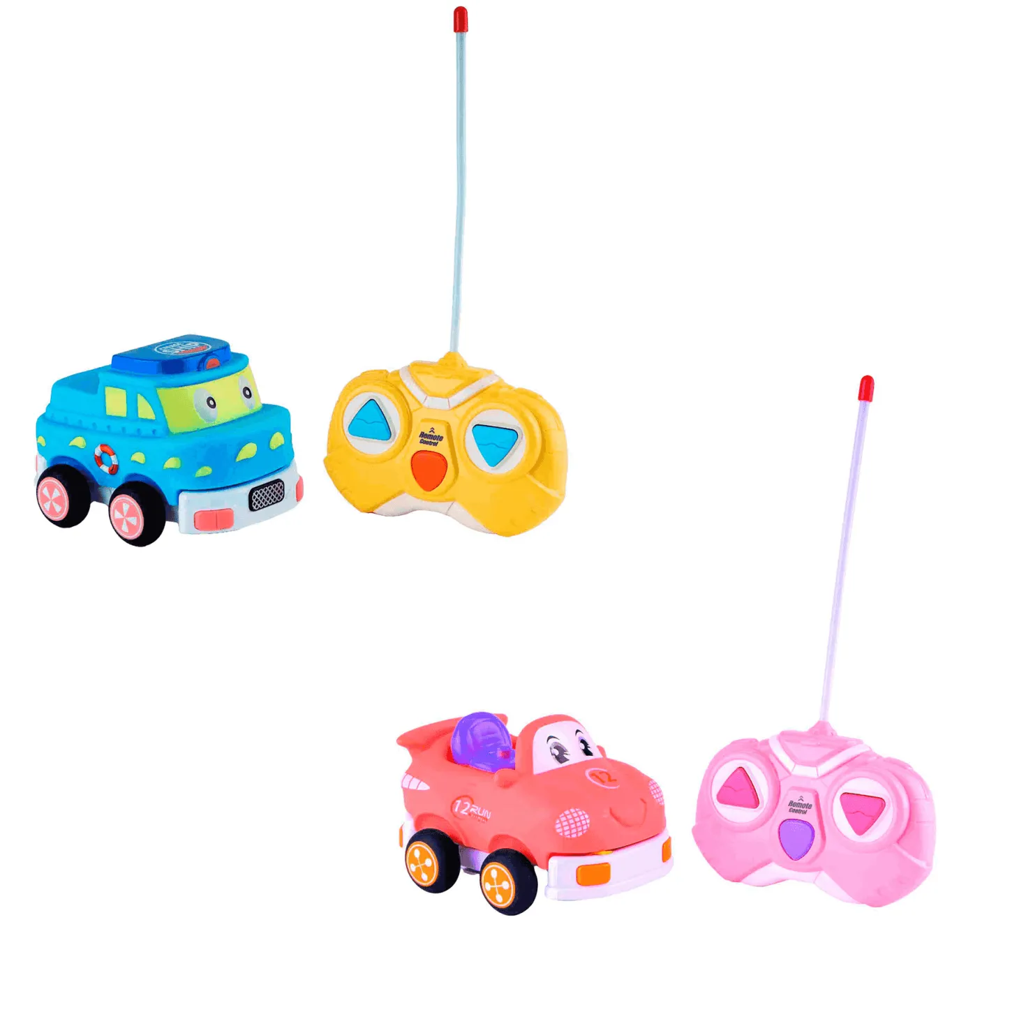 Cartoon Car Radio Control Juguete Infantil