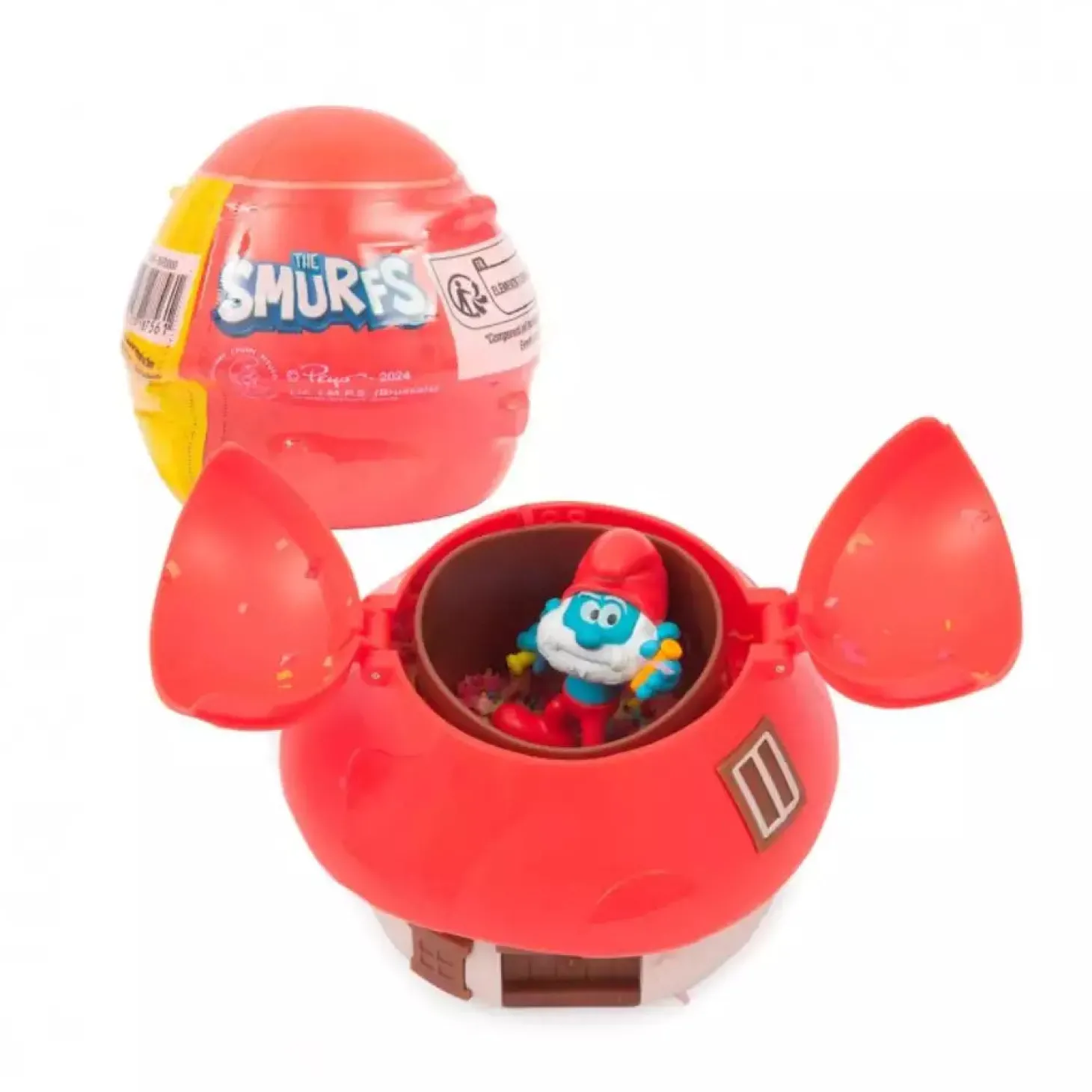 Casa de los Pitufos y figura sorpresa de Pitufo