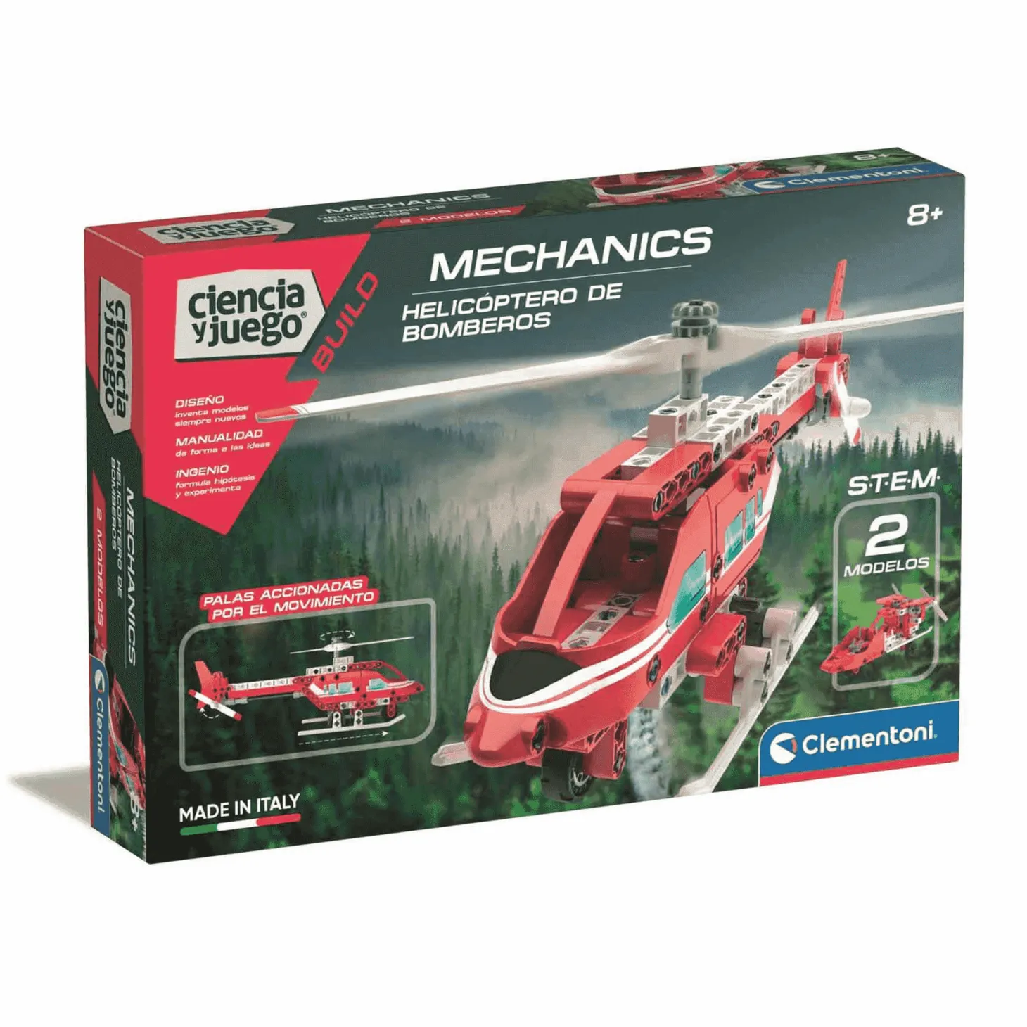 Ciencia y Juego Mechanics Laboratorio Helicoptero de Bomberos