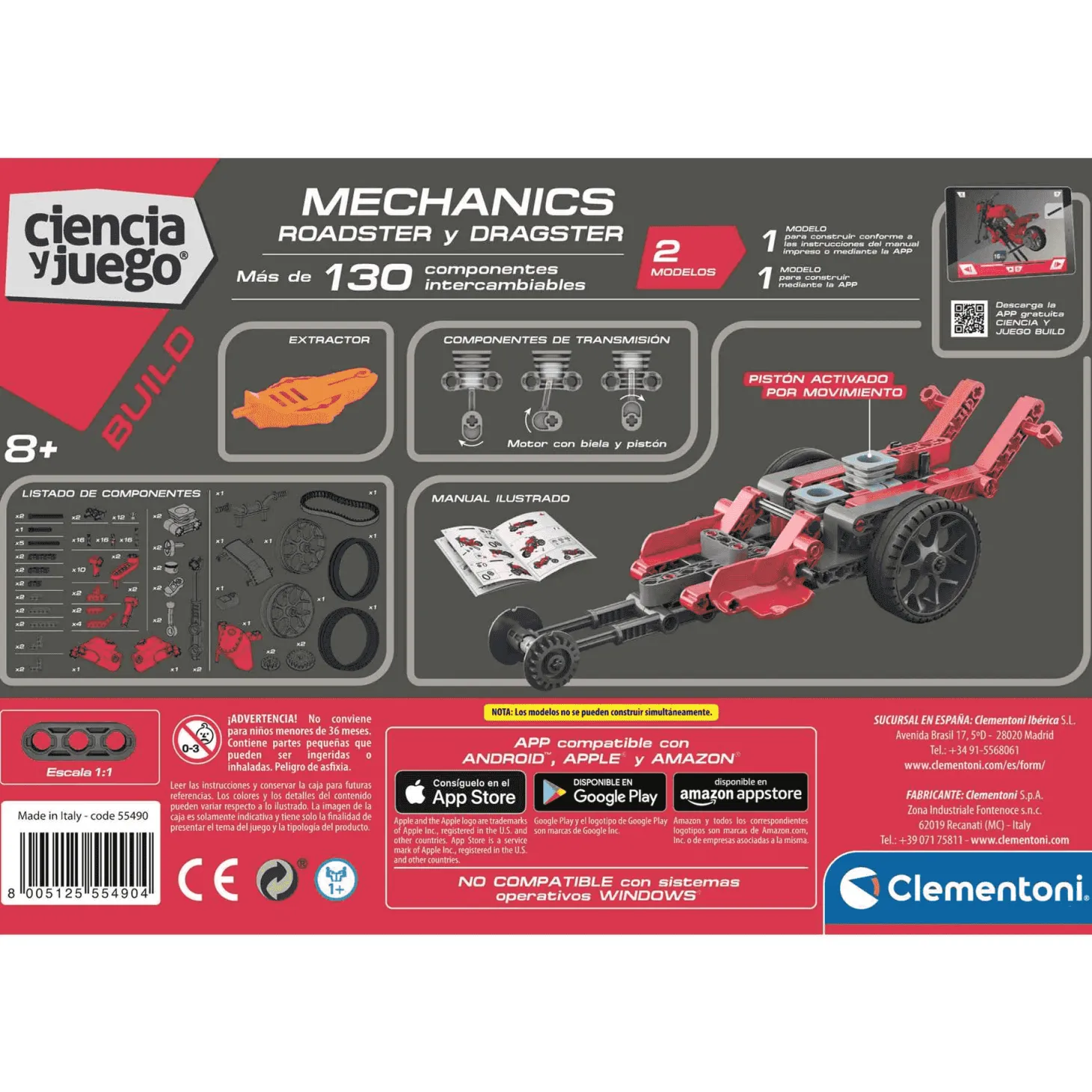 Clementoni Mechanics - Roadster and Dragster