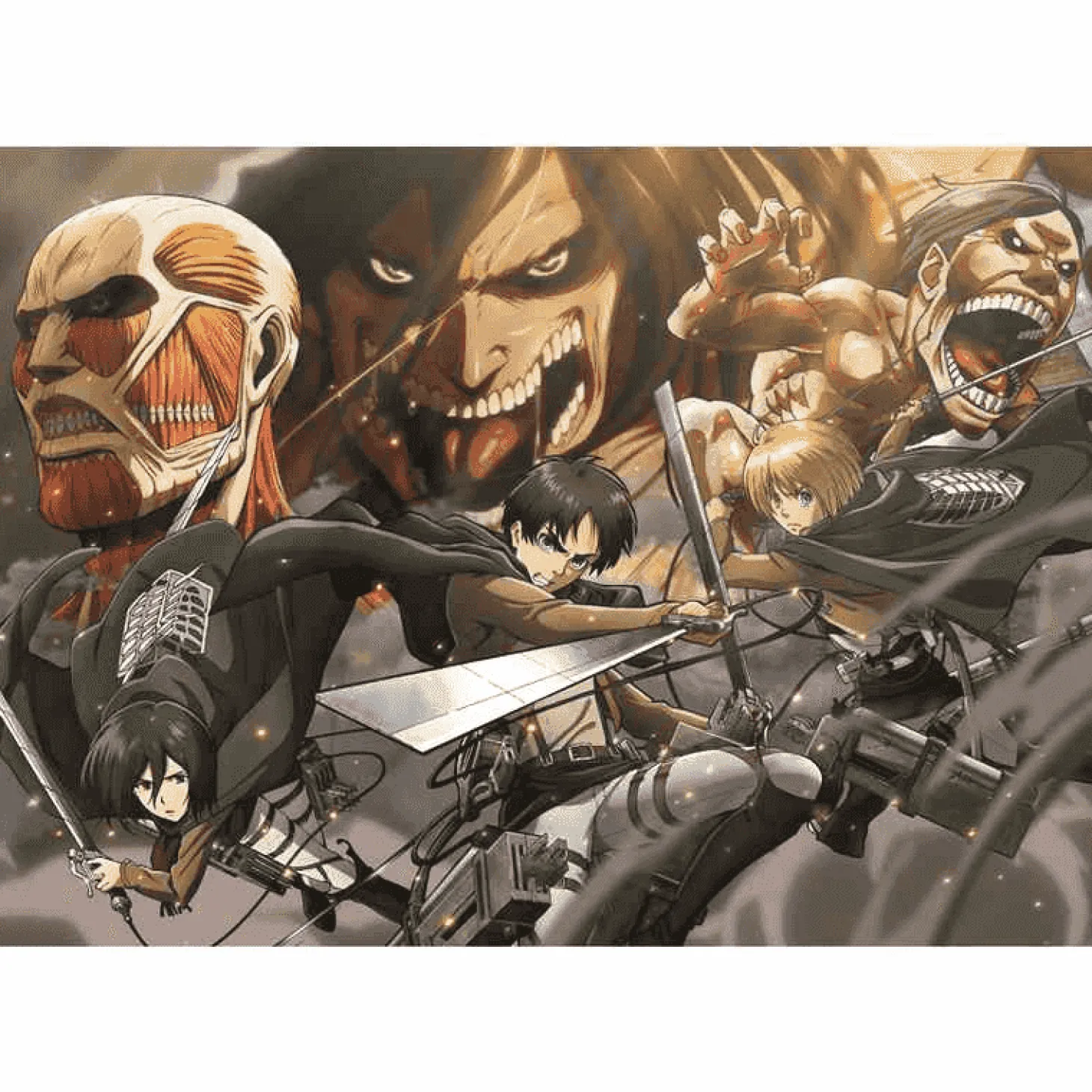 Clementoni Puzzle 500 Cube Anime Attack On Titans