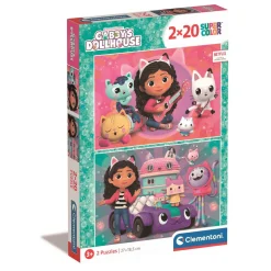 Clementoni Puzzle 2X20 Gabby´S Dollhouse