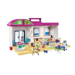 Clínica veterinaria maletín Playmobil