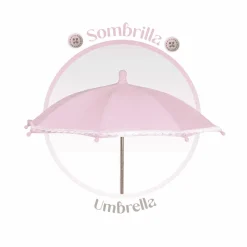 Coche de Muñecas Plegable con Sombrilla y Suspensión De Cuevas