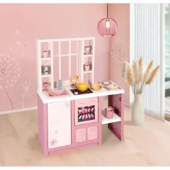 Cocina Loft Rosa Interactiva Smoby