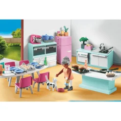 Cocina Playmobil My Life con Isla y Accesorios