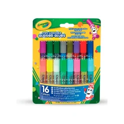 Crayola 16 Mini Pegamentos de Purpurina Lavables