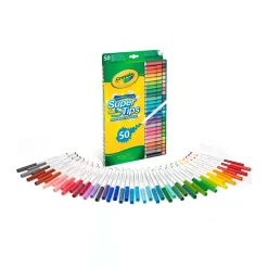 Crayola 50 Rotuladores Super Punta Lavables