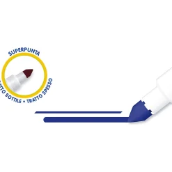 Crayola SuperPunta 12 Rotuladores de Colores Lavable