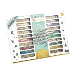 Crea tus pulseras con el SET ABC Gold de NICE