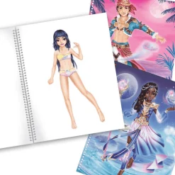 Create your TOP Model Libro Para Colorear y Pegatinas