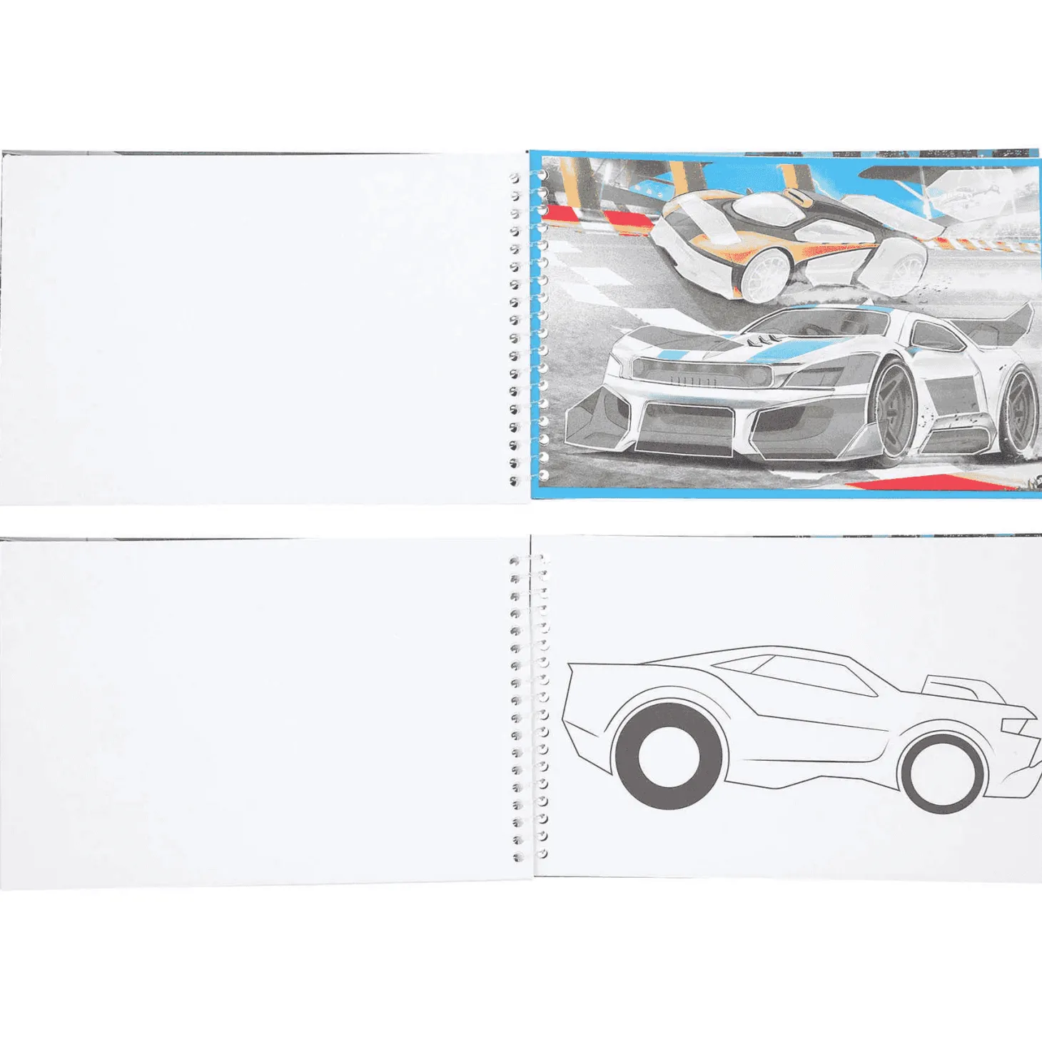 Cuaderno Colorear Monster Cars