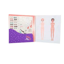 Cuaderno con calcomanías TOPModel Dress me up