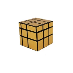 Cubo Crazy Formas 3x3 Dorado