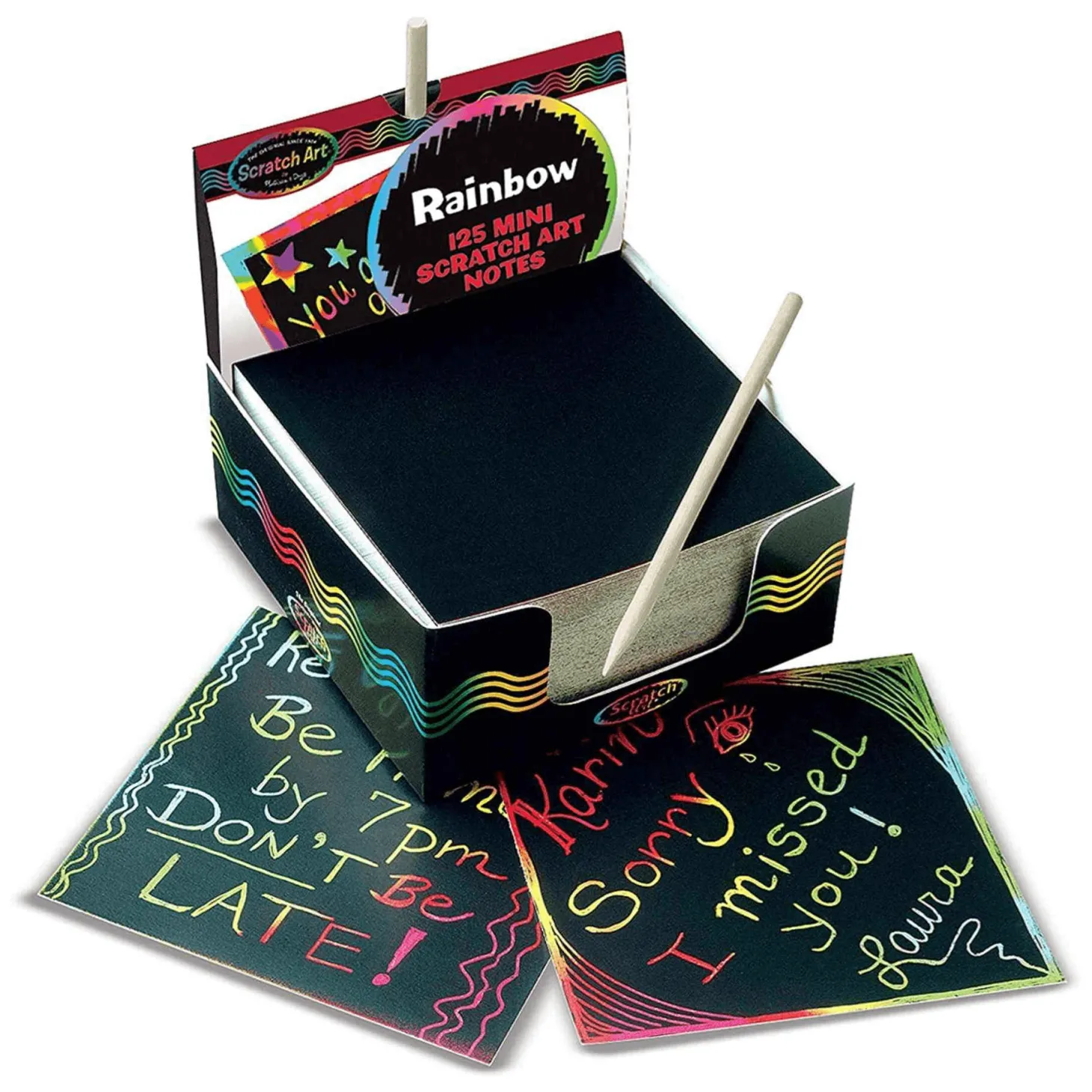 Cubo de Mini Notas Arcorisi Scratch Art