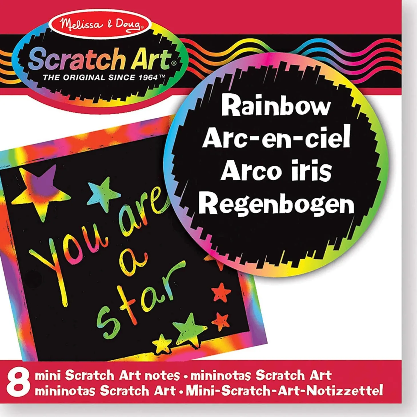 Cubo de Mini Notas Arcorisi Scratch Art