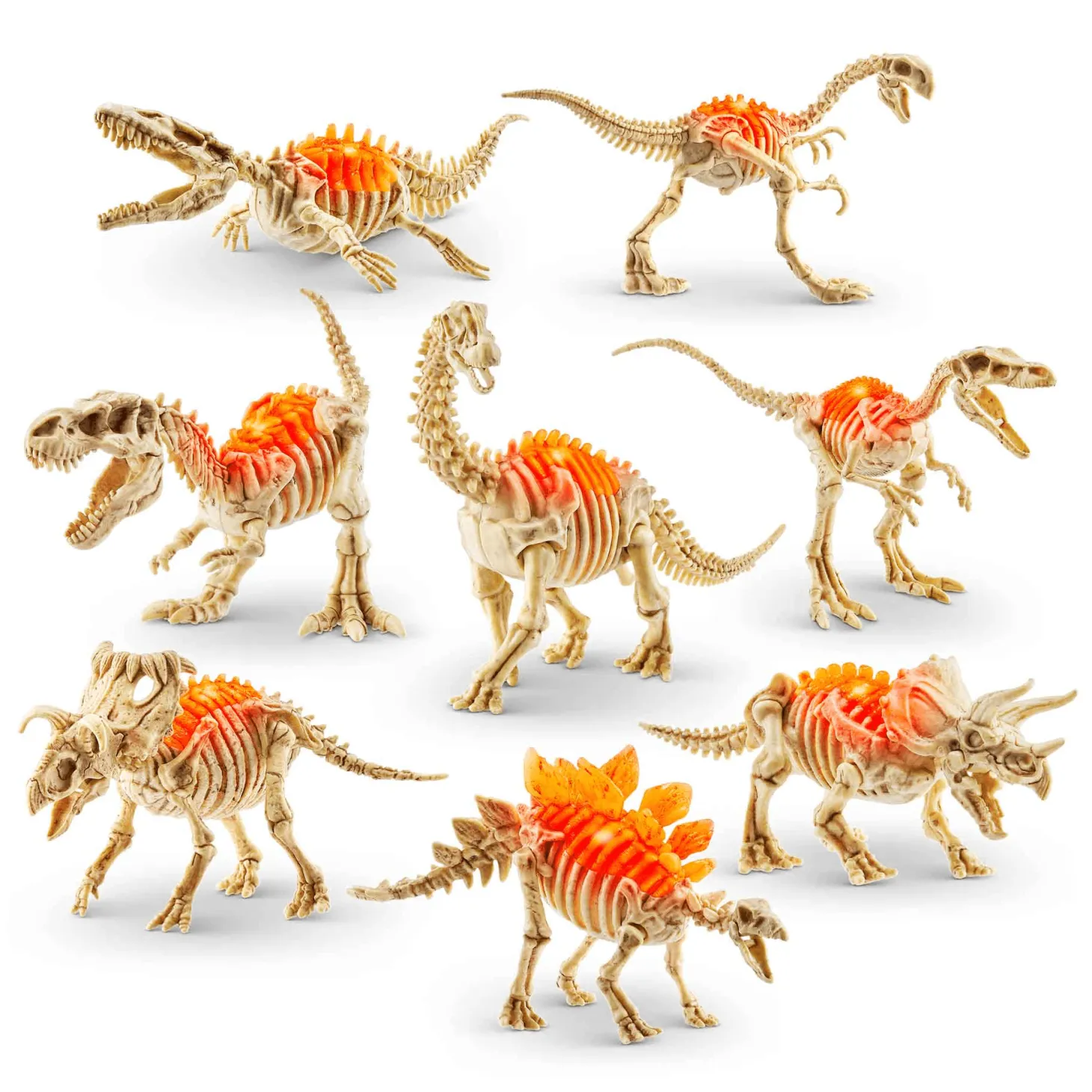 Dino FossilFind Mini Surpr EGG S1 de Robo Alive