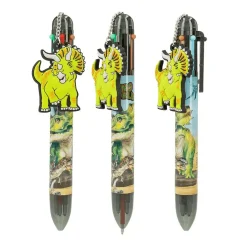 Dino World Bolígrafo Gel 6 Colores