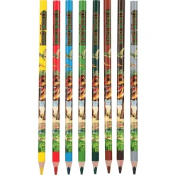 Dino World Libro De Colorear Con Lápices