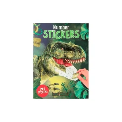 Dino World libro de pegatinas por números